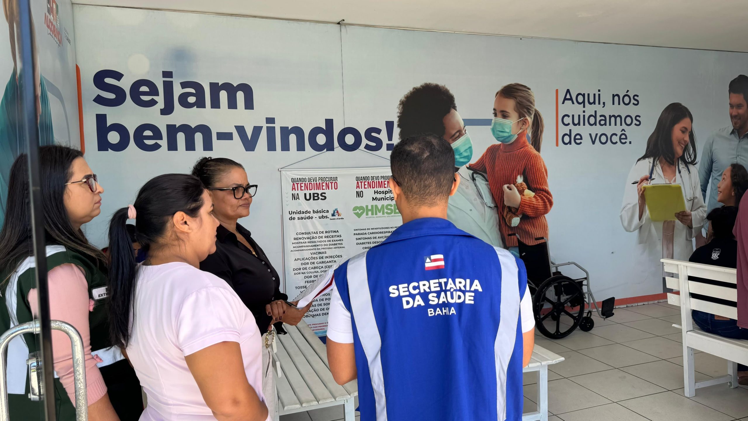 Equipe técnica realiza visita ao Hospital Municipal São Bernardo para dar início à reforma na unidade